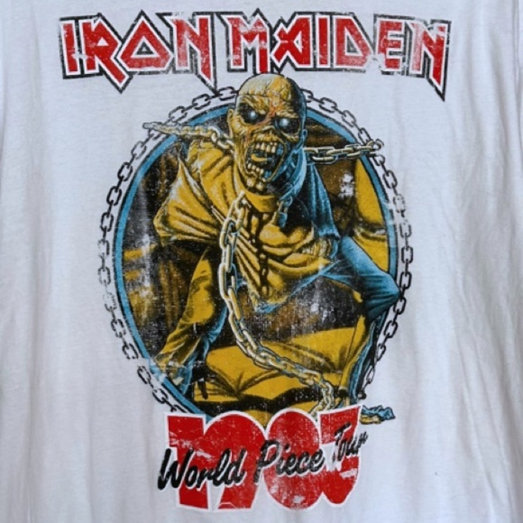 Other - Iron Maiden World Piece 1983 Tour Licensed Tee Size Large